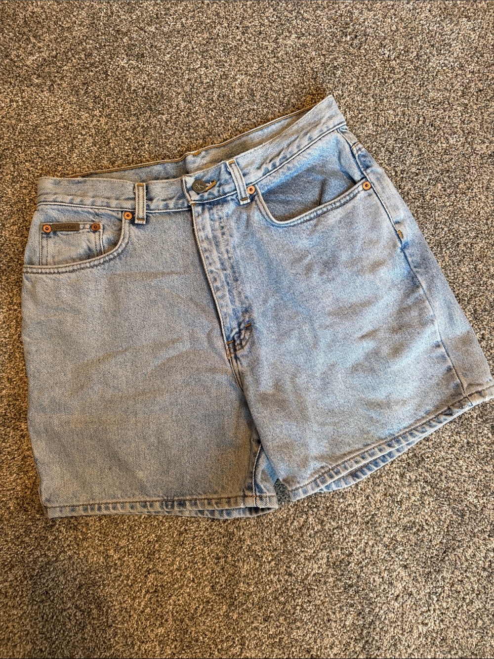 Vintage Calvin Klein Light Blue Denim Jean Shorts